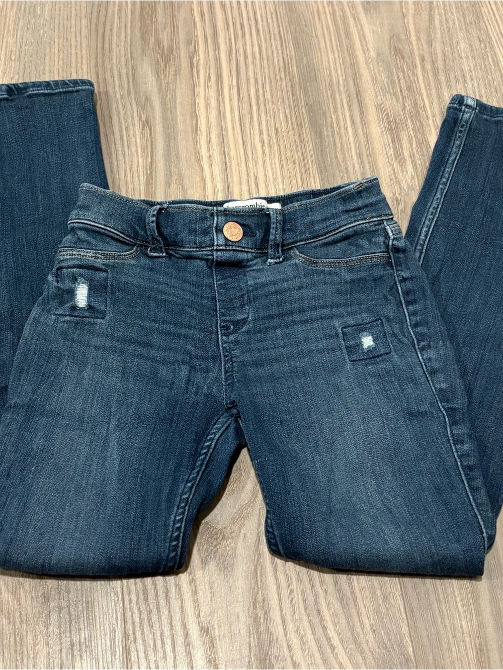 abercrombie kids Dark Blue Skinny Jeans